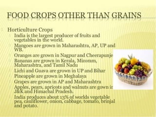 agriculture class 10 geography