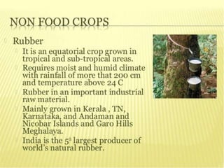 agriculture class 10 geography