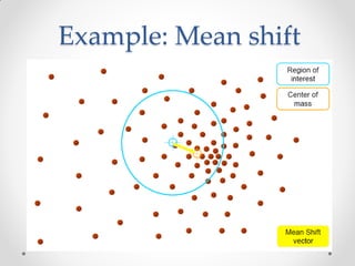 Mean shift and Hierarchical clustering 