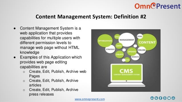 what is content management system examples