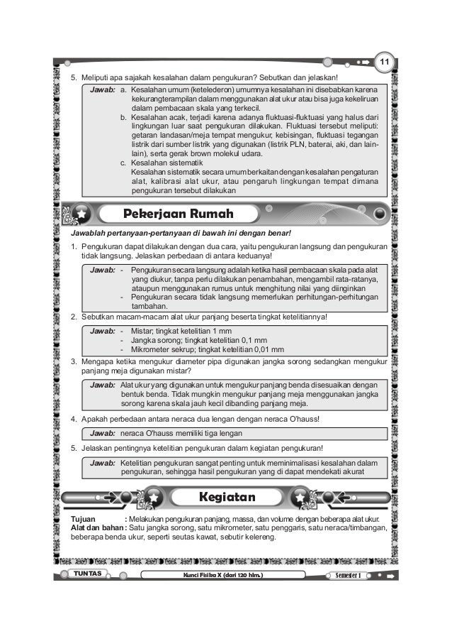 Kunci Dan Soal Fisika 10 1