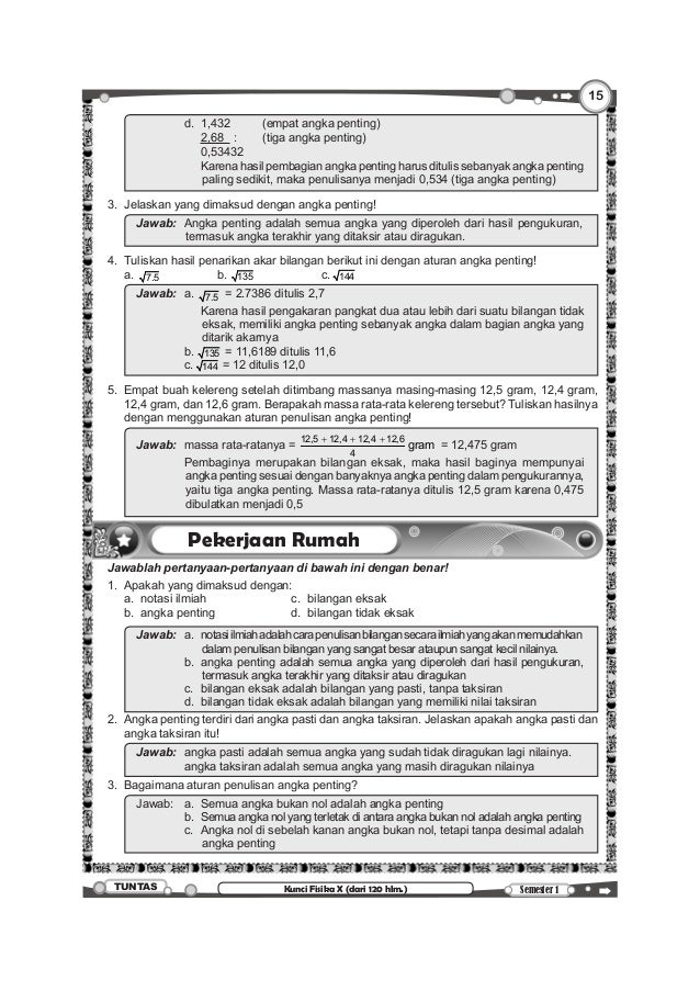 Kunci Dan Soal Fisika 10 1