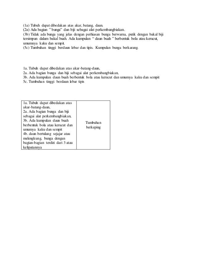 Contoh Soal Kunci Determinasi / Kunci Determinasi Lengkap