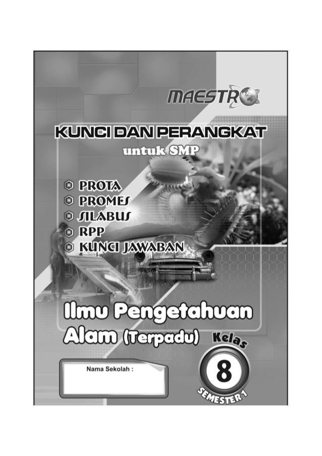 Kunci Dan Perangkat Ipa Smp Untuk Kelas Viii
