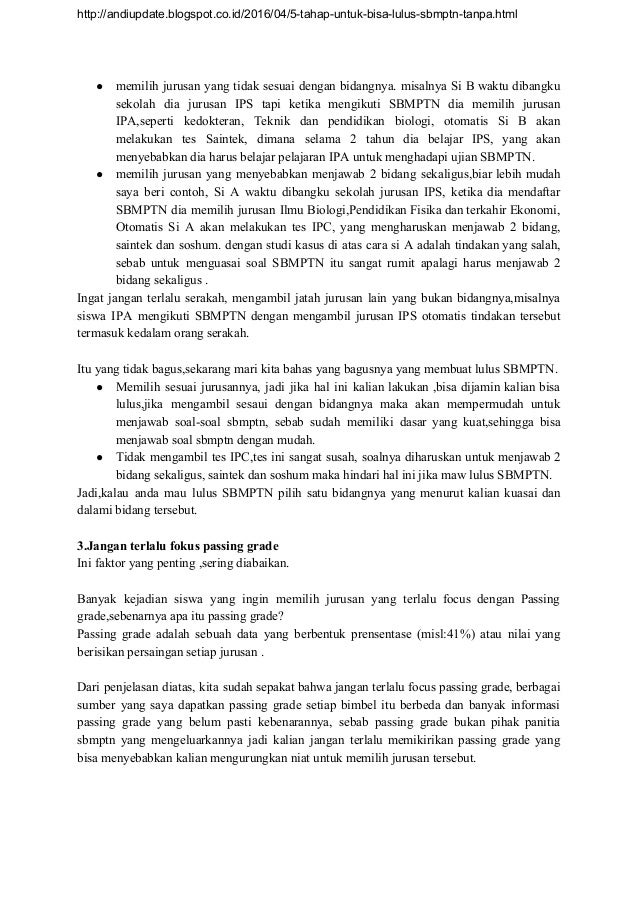 Kunci jawaban SBMPTN 2016