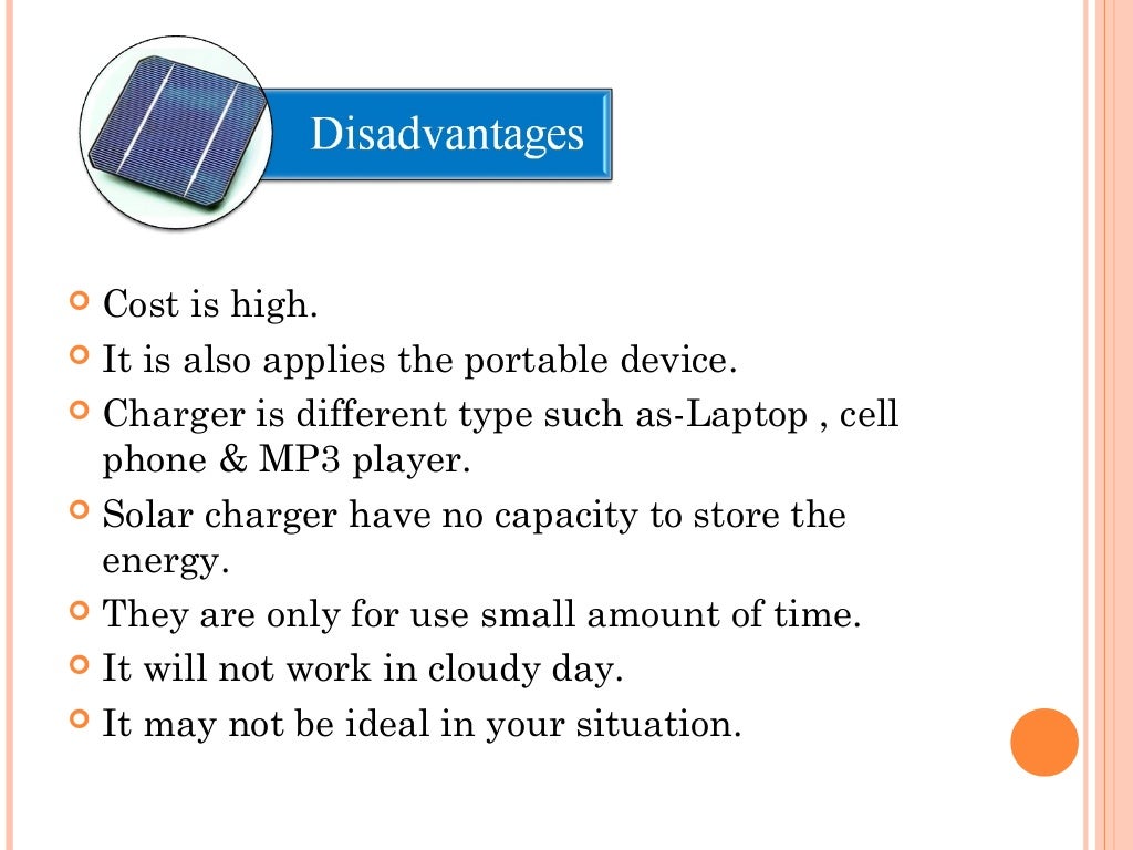 SOLAR MOBILE CHARGER