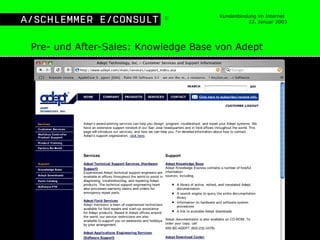 Pre- und After-Sales: Knowledge Base von Adept 