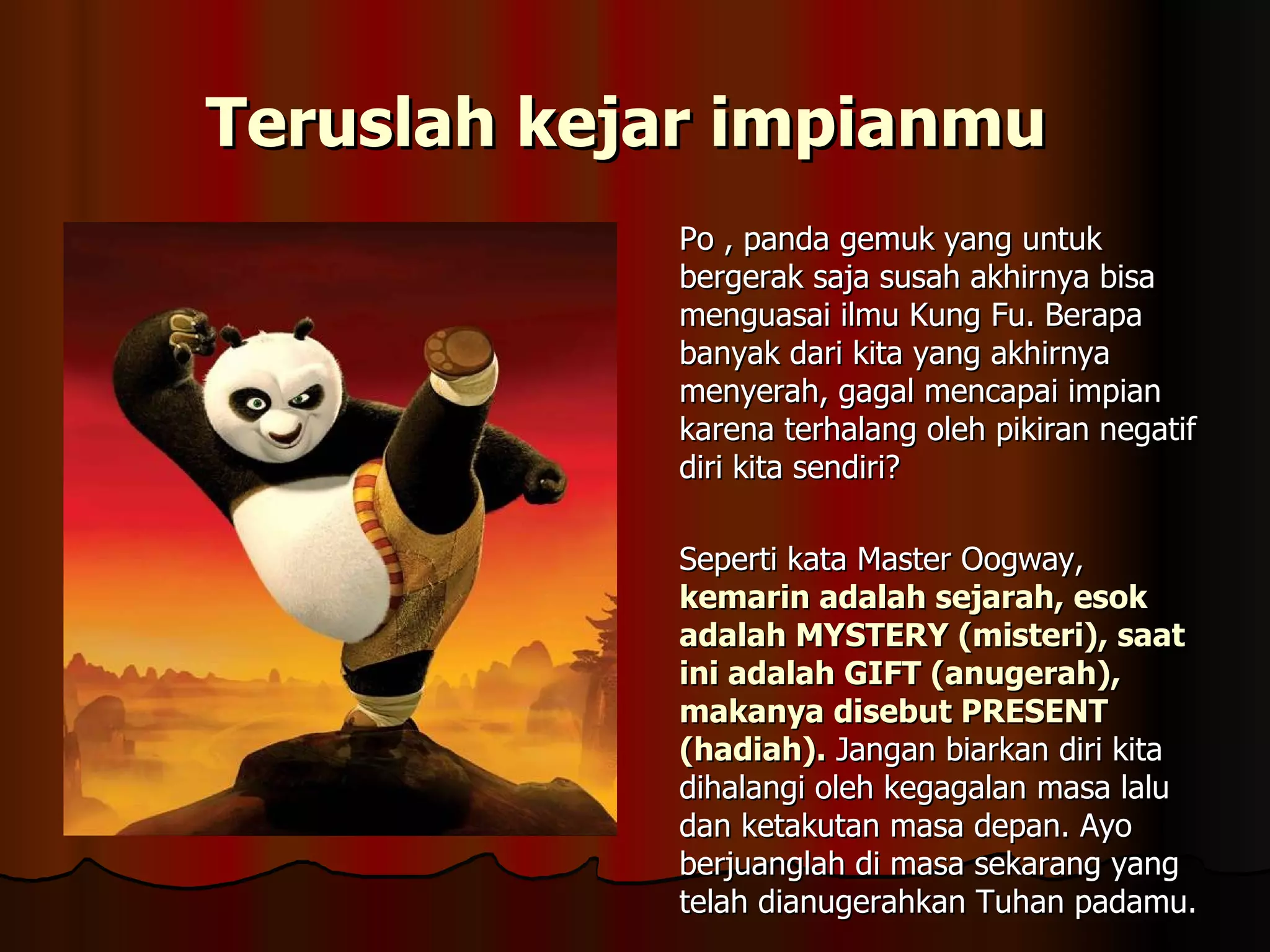 Kungfu Panda Lesson | PPT | Free download