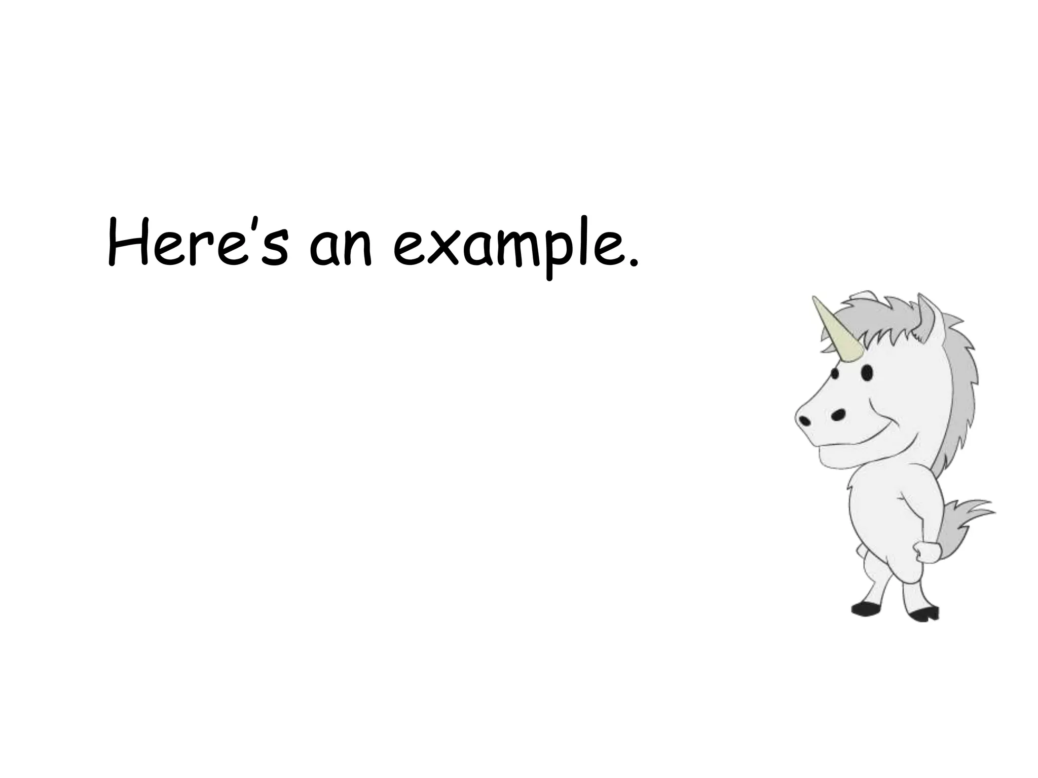 Here’s an example.
 