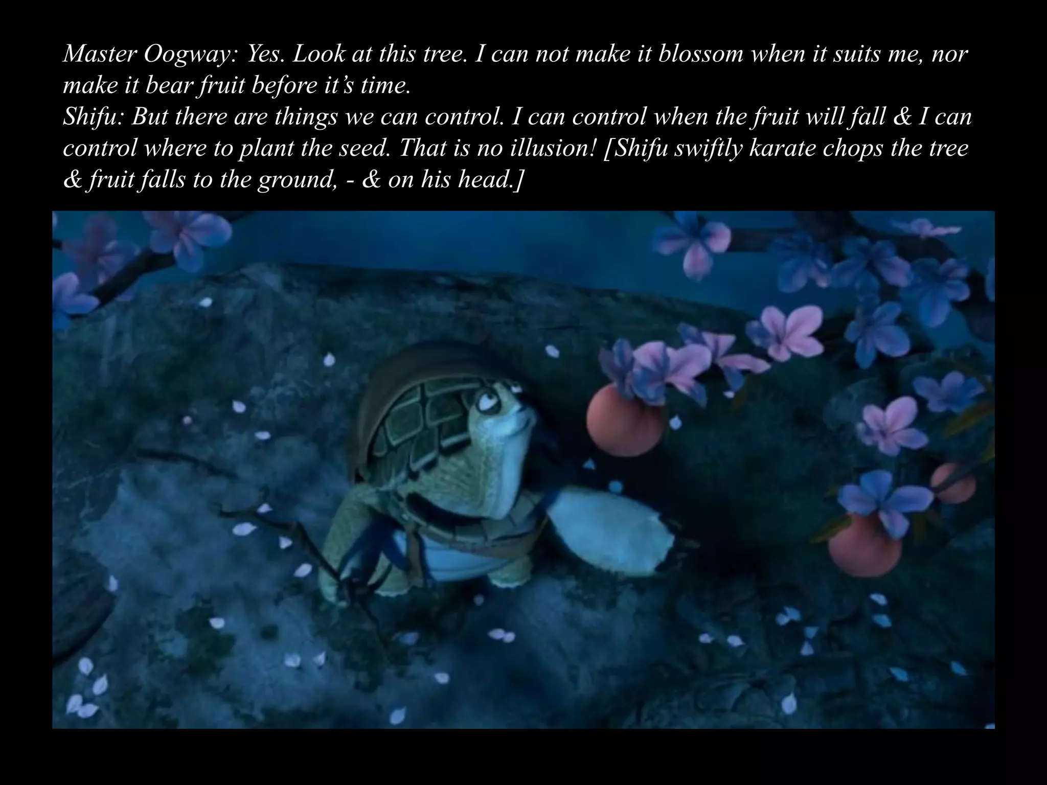 Kungfu Panda philosophy