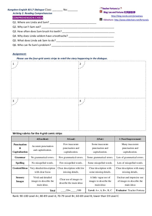 Kungshen english b3 lesson 7 literacy circle jigsaw worksheet