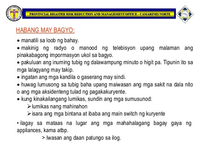 Mga Dapat Gawin Pagkatapos Ng Bagyo Paghahanda Sa Bagyo - SAHIDA