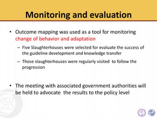 An Integrative approach to sanitary and disease prevention for small scale poultry slaughterhouses in Thailand and Vietnam