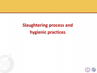 An Integrative approach to sanitary and disease prevention for small scale poultry slaughterhouses in Thailand and Vietnam