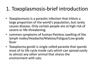Ecosystem approaches for a better management of Toxoplasmosis in Yunnan Province, China
