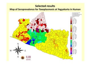 Spatial analysis and risk factors of human toxoplasmosis at special province of Yogyakarta trought ecohealth approaches