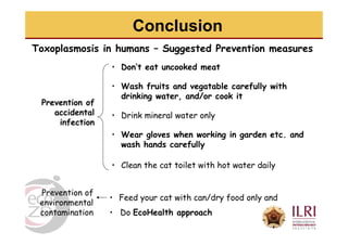 Spatial analysis and risk factors of human toxoplasmosis at special province of Yogyakarta trought ecohealth approaches
