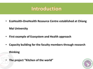 Towards developing a system framework for causes of foodborne disease in Thailand 2003-2011