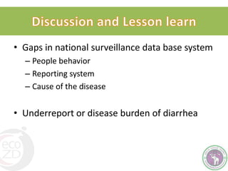 Towards developing a system framework for causes of foodborne disease in Thailand 2003-2011