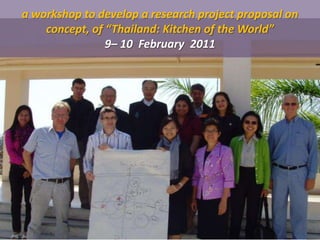 Towards developing a system framework for causes of foodborne disease in Thailand 2003-2011