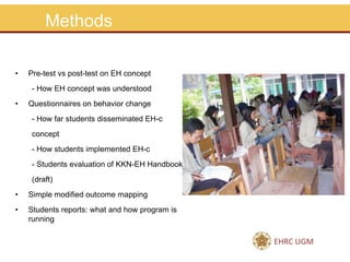 The student adoption of EcoHealth concept through student study-service activities in Universitas Gadjah Mada