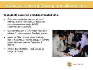 The student adoption of EcoHealth concept through student study-service activities in Universitas Gadjah Mada