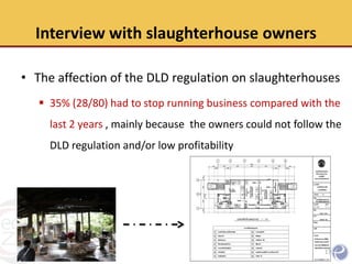 The economic status, hygienic practices and challenges for improvement of small scale poultry slaughterhouses to meet standard poultry slaughterhouse regulation in Northern Thailand