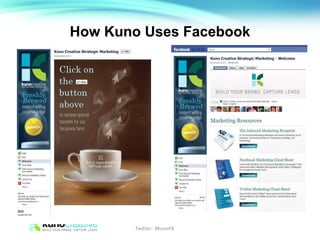 How Kuno Uses Facebook Twitter:  #KunoFB 