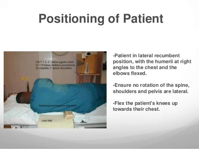 Lateral Recumbent Position Lumbar