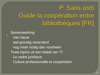  Van losse afspraken naar contracten