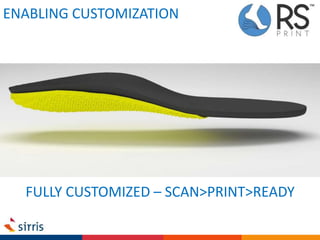 ENABLING CUSTOMIZATION
FULLY CUSTOMIZED – SCAN>PRINT>READY
 