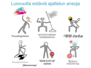 Luovuutta estäviä ajattelun ansoja
(Mannermaa)
 