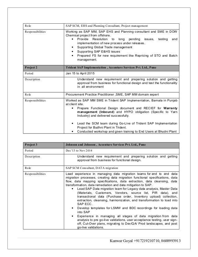 erp implementation resumes
