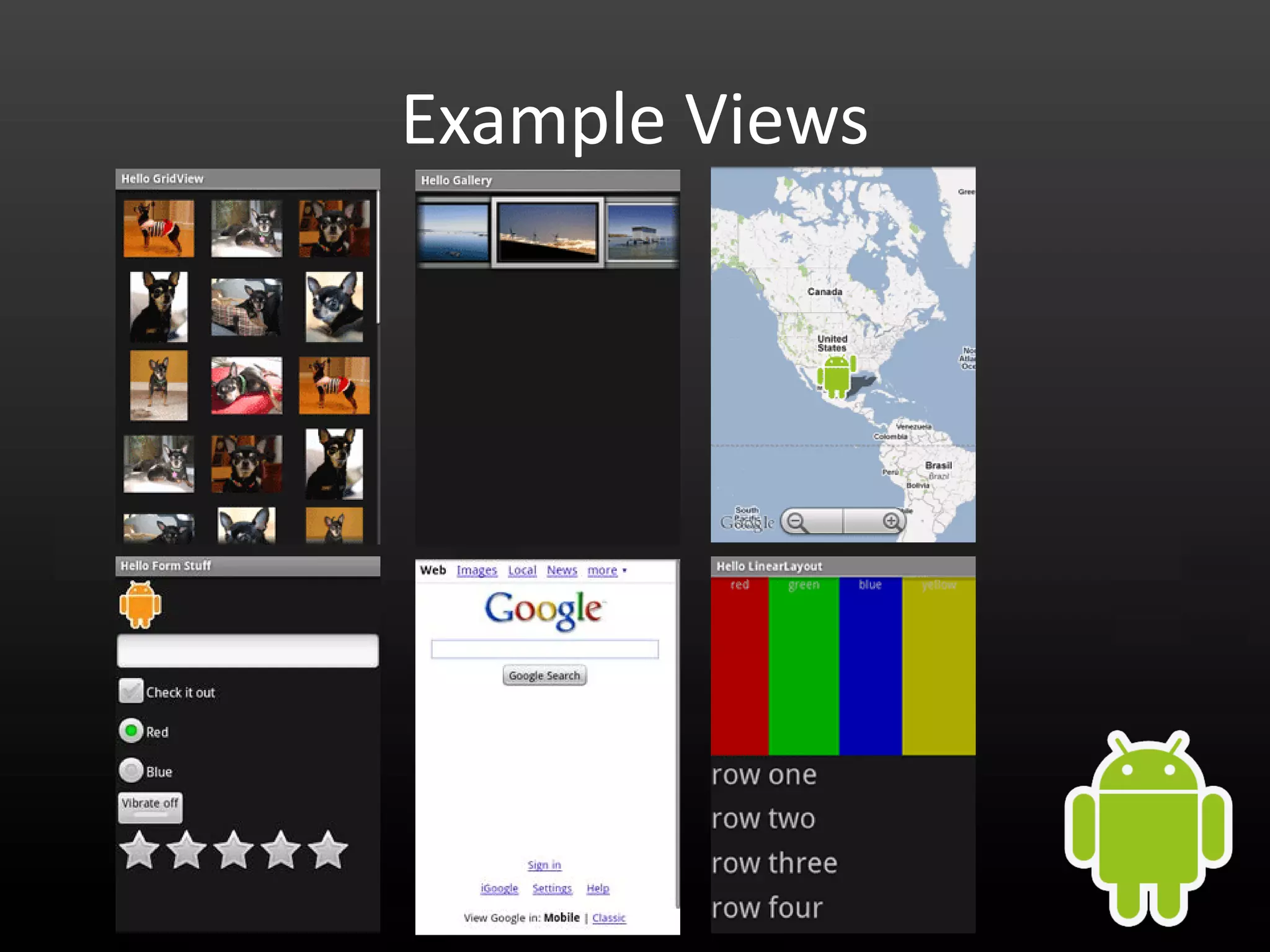 Example Views 