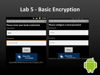Lab 5 - Basic Encryption
 