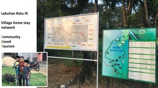 Labuhan Ratu IX
Village home stay
network
Community
Based
Tourism
 