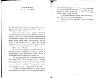A RESISTÊNCIA
RECRUTA AEIADOS
Por definição, Resistência é auto-sabotagem. Mas existe um
perigo paralelo contra o qual também é preciso se precaver: a
sabotagem cometida por outros.
Quando uni escritor começa a superar sua Resistência
— em outras palavras, quando começa realmente a escrever —
ele pode verificar que as pessoas próximas começam a agir de
modo estranho. Podem se tornar amuadas ou mal-humoradas,
podem adoecer, podem acusar o novo escritor de "estar mu-
dado", de "não ser mais quem era". Quanto mais próximas
essas pessoasforem do escritor iniciante, de forma mais bizarra
irão agir e mais emoção colocarão por trás de seus atos.
Estão tentando sabotá-lo.
A razão é que essas pessoas estão, conscientemente ou
não, lutando contra sua própria Resistência. O sucesso do
recém-revelado escritor torna-se uma censura a elas. Se ele
consegue vencer esses demônios, por que elas não?
Em geral, amigos próximos ou casais, até mesmo famí-
lias inteiras, deixam-se levar em tácitos acordos pelos quais
cada indivíduo compromete-se (inconscientemente) a se man-
ter atolado no mesmo lamaçal em que ele e seus colegas pas-
saram a se sentir tão confortáveis. A mais alta traição que um
caranguejo pode cometer é saltar para a borda do balde.
O artista deve ser implacável, não só consigo mesmo,
mas também com os outros. Uma vez vencida a Resistência,
RESISTÊNCIA
não pode voltar para puxar seu colega que ficou preso pelas
calças no arame farpado. O melhor que pode fazer por esse
amigo (e ele próprio lhe dirá isso, se for realmente seu amigo)
é pular o muro e seguir em frente.
A melhor e única coisa que um artista pode fazer por
outro é servir de exemplo e de inspiração.
Agora, consideremos o próximo aspecto da Resistên-
cia: os sintomas.
 