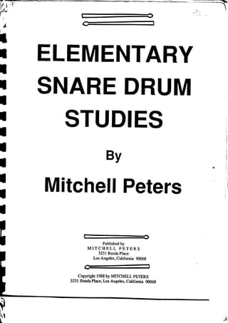 Kupdf.net docfoccom elementary-snare-drum-studies-mitchell-peterspdfpdf
