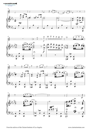 78
   

    

   
 



mp

  
  
 
    

 
 

mf











 

 

 

 

   



83
   


f





 
 
 
 

 
 
   
  























 
f











 

 

 















 

 

 













 









87


  

   

 
   
        

 

 





 


 



 








    






  
































91


       

 
ff


 


 


    









 

 






 
ff




















 

   

 
















From the archives of the Clarinet Institute of Los Angeles www.clarinetinstitute.com
 