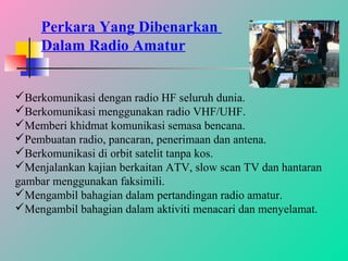 Asas Pengenalan Radio Amatur | PDF
