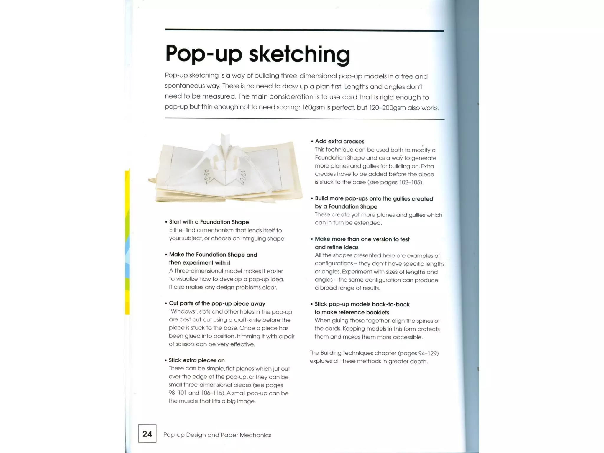 Pop Up Design and Paper Mechanics