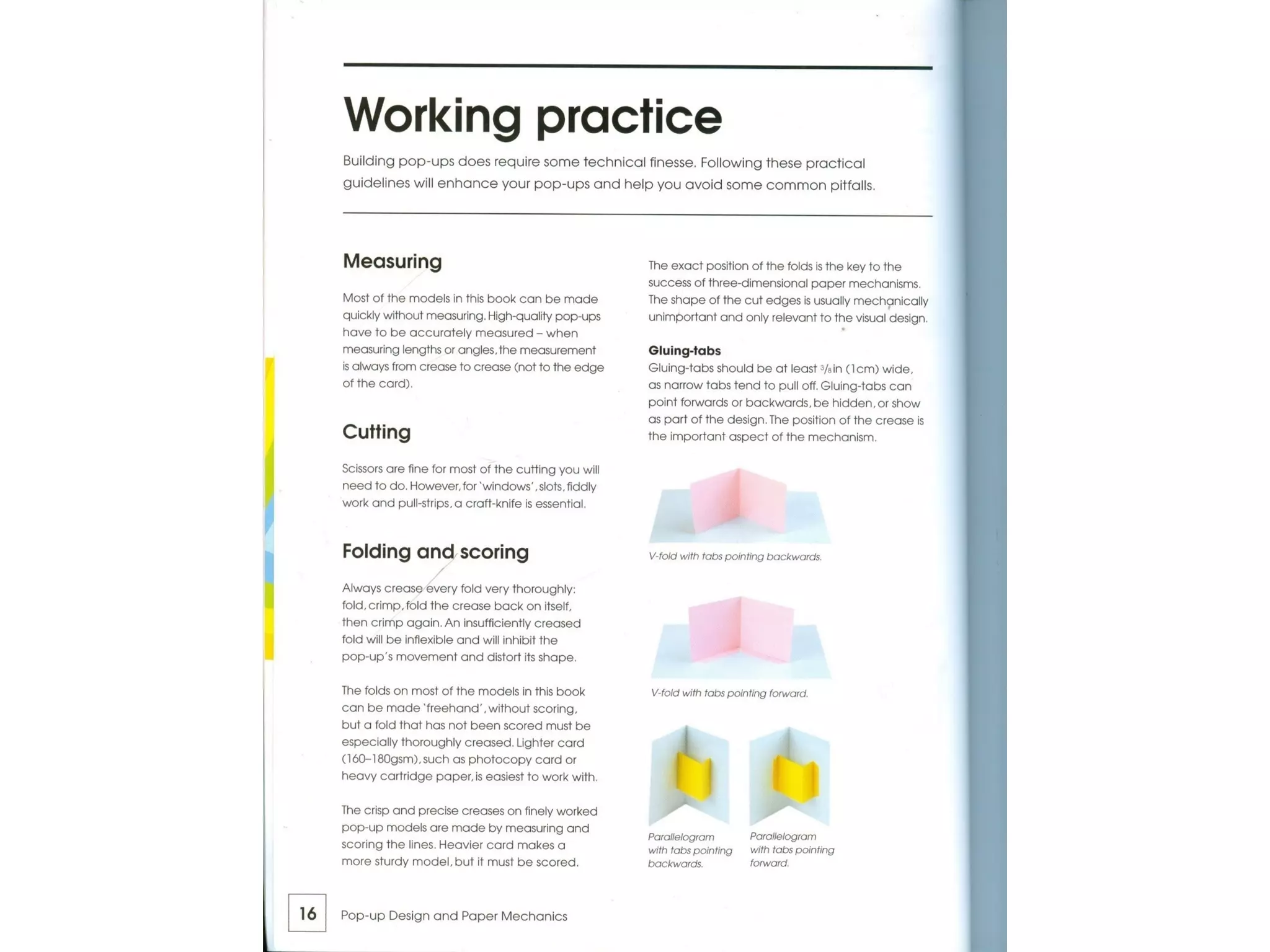 Pop Up Design and Paper Mechanics