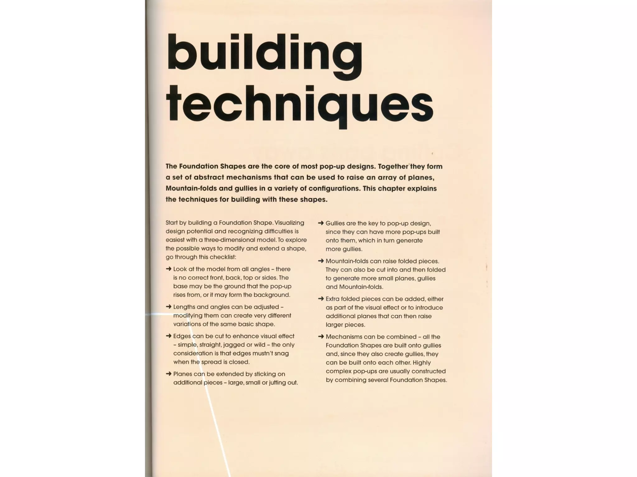 Pop Up Design and Paper Mechanics