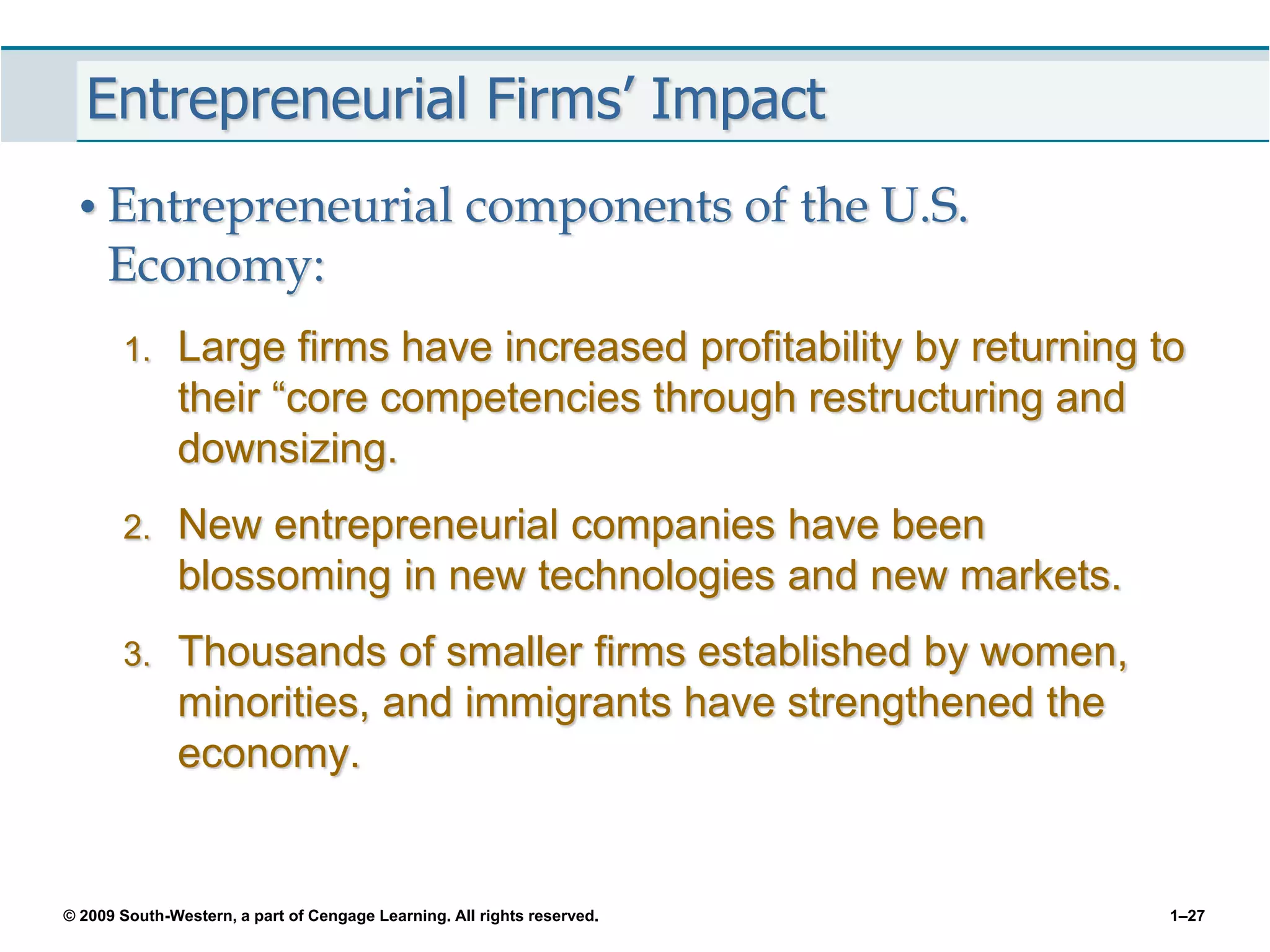 Chapter 1 The Revolutionary Impact of Entrepreneurship | PPT