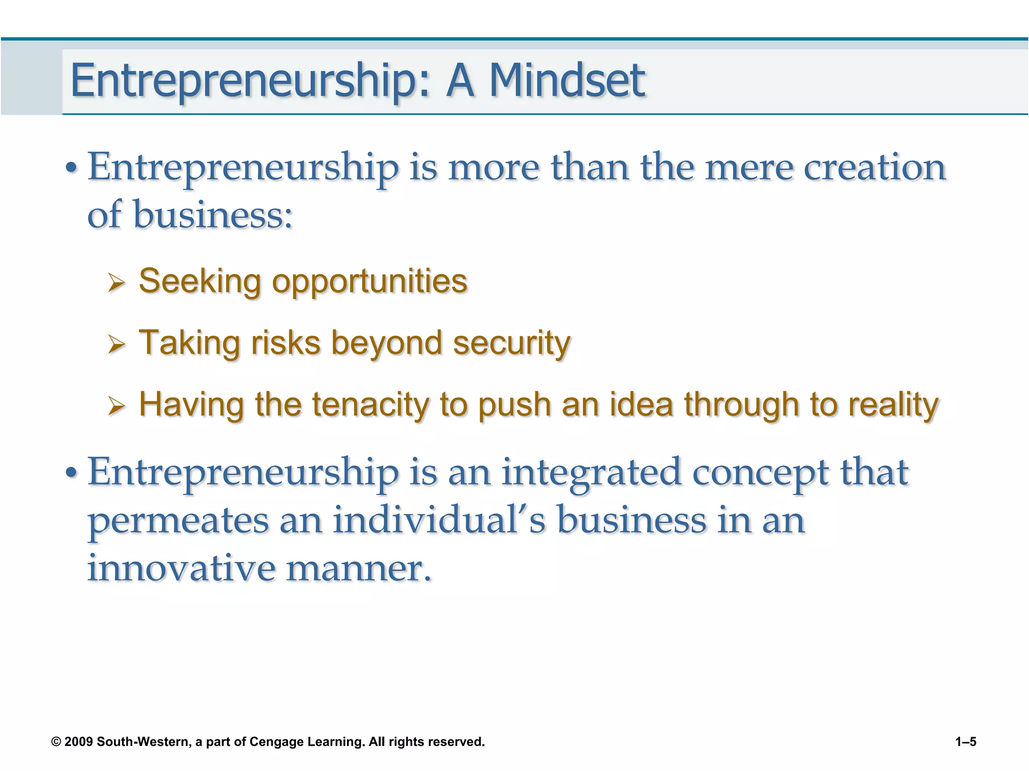 Chapter 1 The Revolutionary Impact of Entrepreneurship | PPT