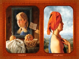 In the Mirror Orange Turban 