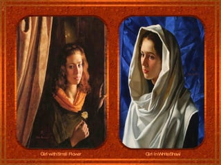 Girl with Small Flower Girl in White Shawl 