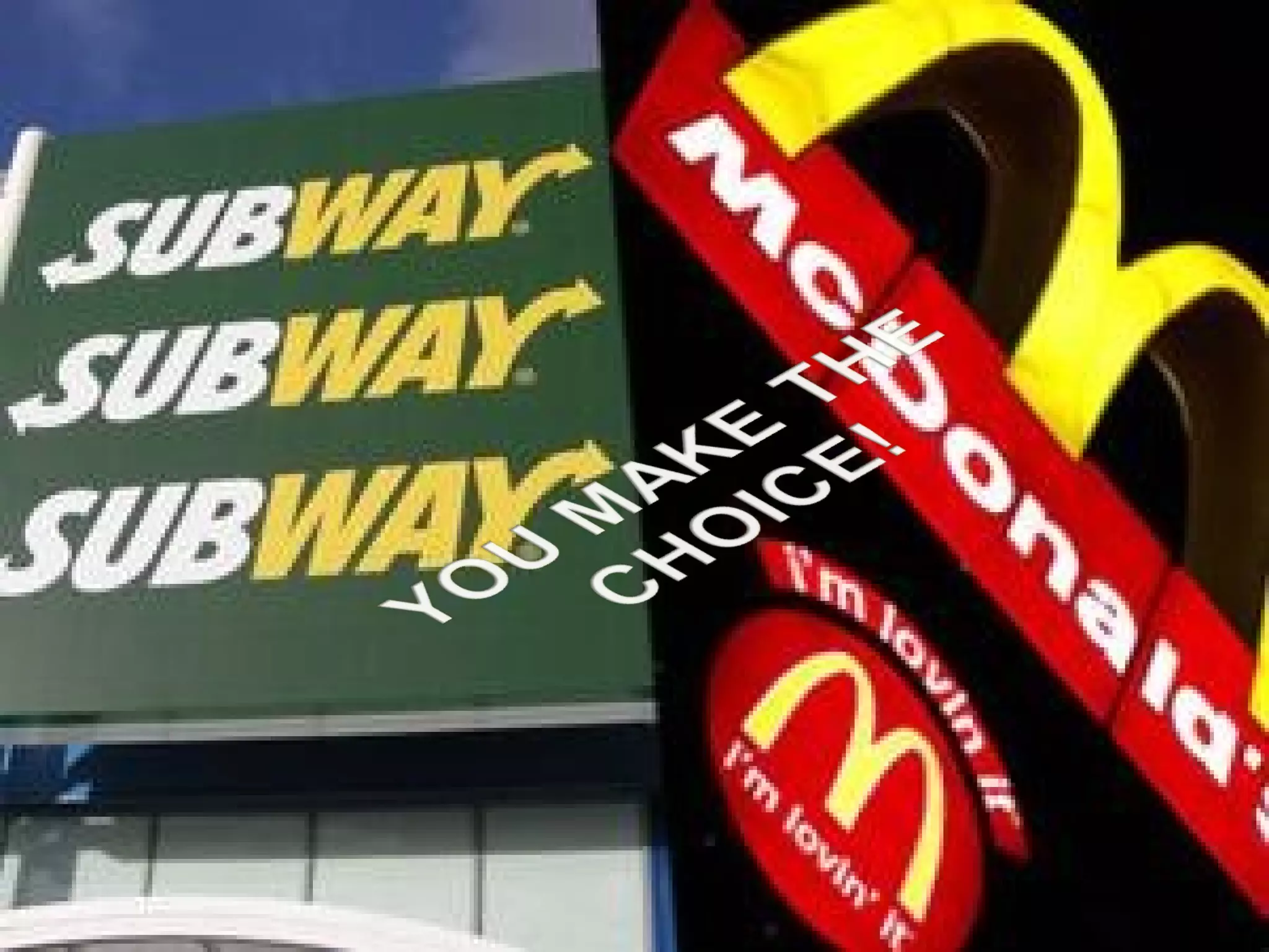 Franchising: McDonals vs Subway