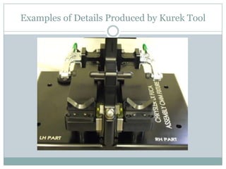 Examples of Details Produced by Kurek Tool
 