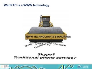 WebRTC is a WWW technology
 